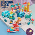 Block 150pcs set Intelligenc Assemblaggio di grandi blocchi giocattoli